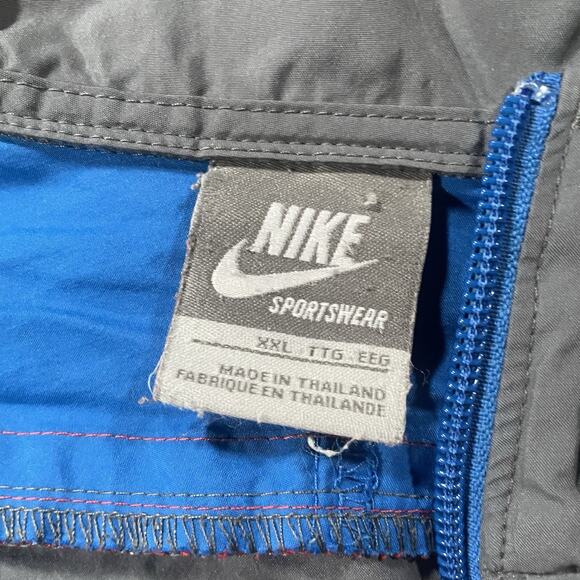 Vintage Gray Tag Nike Sportswear Windbreaker Size 2XL - Picture 8 of 8